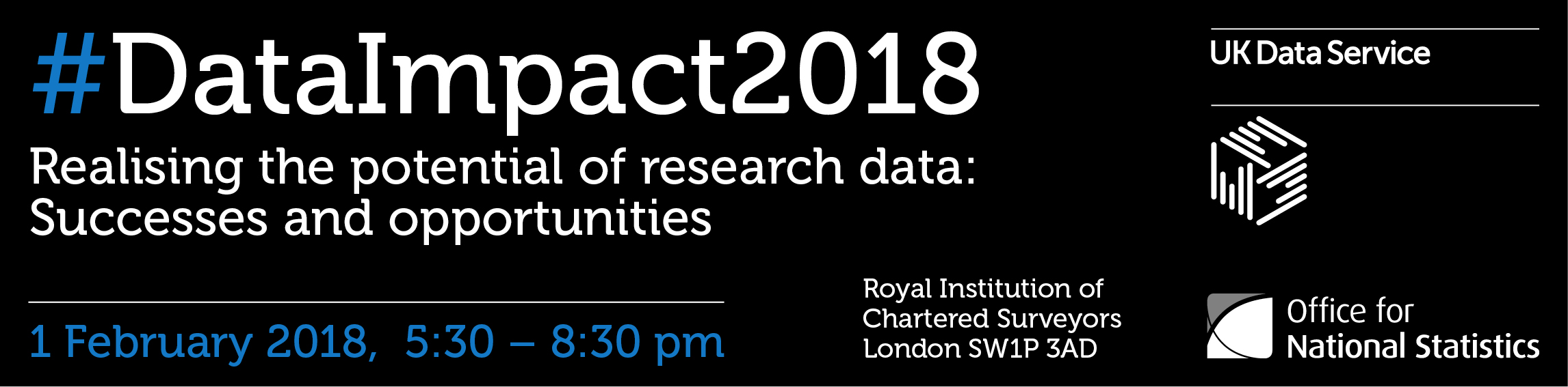 #DataImpact2018 banner